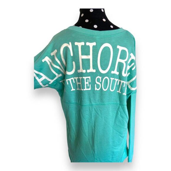 Red Camel Womens Shirt XS Spirit Top Seafoam Green Anchored in the South Jersey - Picture 4 of 10